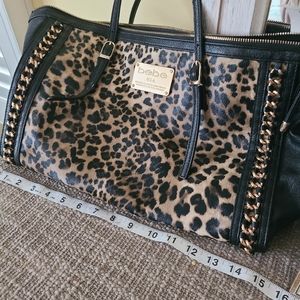 Bebe Leapord Print Purse